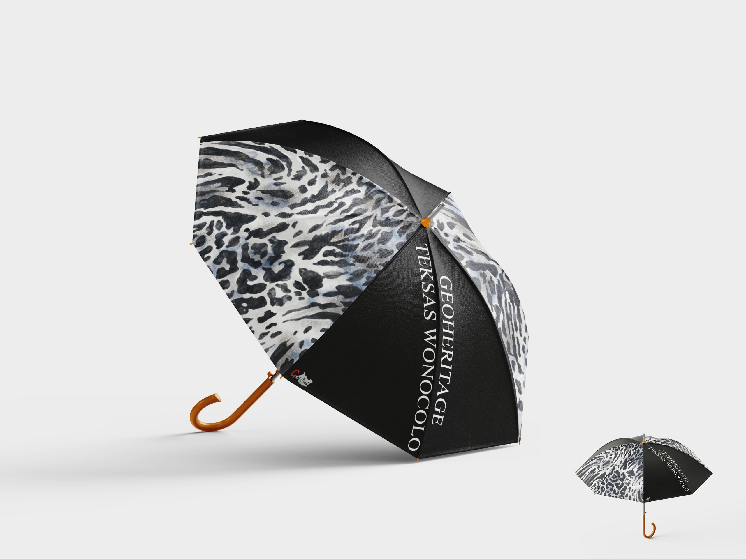 Desain Payung Geoheritage Teksas Wonocolo